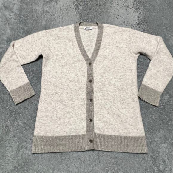 Athleta Sweater Womens Small Cardigan Westlake Extra Fine Merino Wool 982860 - Picture 1 of 8